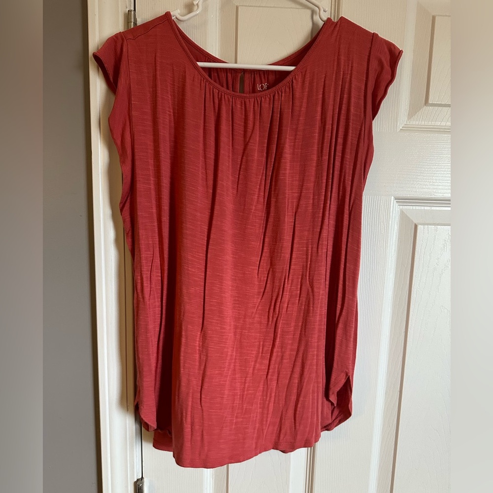 Loft Large Coral short sleeve